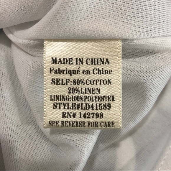 Love Riche blue and white one shoulder floral dress, Size small - Picture 8 of 8